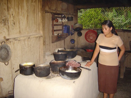Kücheneinrichtung einer typischen Finca